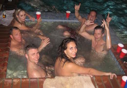 Swinger Teen sluts Taking The Cock Deep Inside Image 9