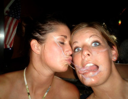 A depraved ladies blowjob and facialized gelery Image 6