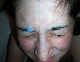 A depraved ladies blowjob and facialized gelery Image 9