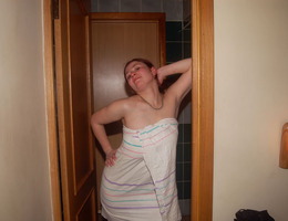 My hot a little fat girlfriend likes exposing her pudgy smelly pussy and titties to my camera. Image 1