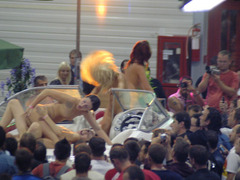 Our beautiful sextractive young women get so excited during the amazing performance and even cannot prevent it from turning into real hardcore porn! Image 5