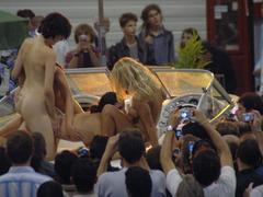 Our beautiful sextractive young women get so excited during the amazing performance and even cannot prevent it from turning into real hardcore porn! Image 8