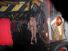 Our amazing girls become so sexcited during their amazing strip show that can't stop it coming to porn action! Image 1