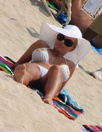 Candid teens in swimsuit or topless voyeur pictures at La Joya Nude Image 6