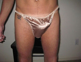 Man in girlfriends panties gellery Image 6
