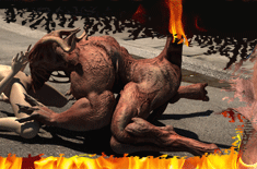 Vile mutants of the radioactive exclusion zones. They search for gorgeous girls to penetrate them with their terrible fucking tools!