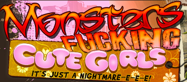 Monsters fucking cute girls! It's just a nightmare!