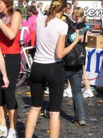 ebony booty in spandex
