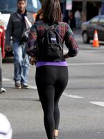 girls in spandex shorts