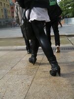 black spandex shorts