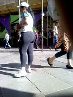 girls in spandex shorts