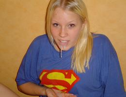 A cuties giving a blowjob and taking a facial gellery Image 7