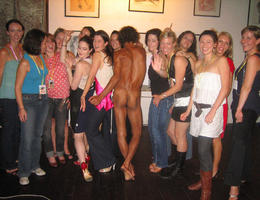 Amateur cuties with strippers cfnm set Image 7