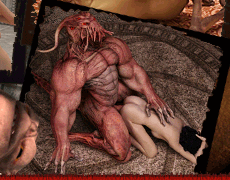 Sexy babes get captured by these filthy creatures and get ripped to pieces by repulsive gigantic dongs that split these honeys in half! 