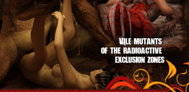 Sexy babes get captured by these filthy creatures and get ripped to pieces by repulsive gigantic dongs that split these honeys in half! 