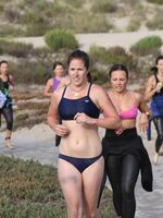 girls in spandex shorts