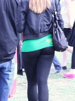 girls in spandex shorts