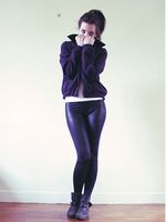 girls in spandex shorts