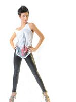 girls in spandex shorts