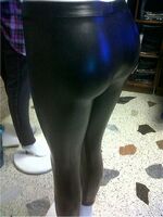 ebony booty in spandex