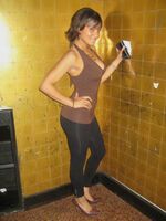 girls in spandex shorts