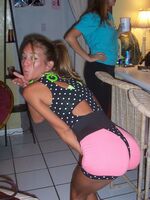 girls in spandex shorts